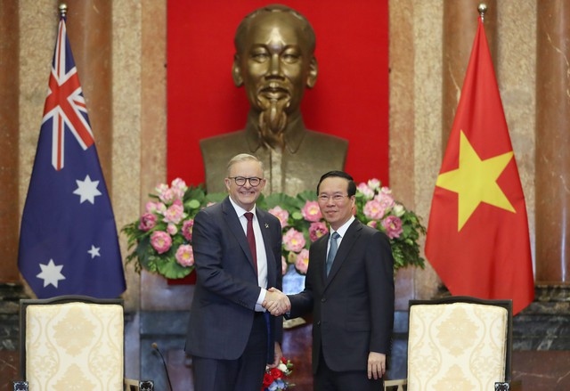 President Vo Van Thuong hosts Australian Prime Minister